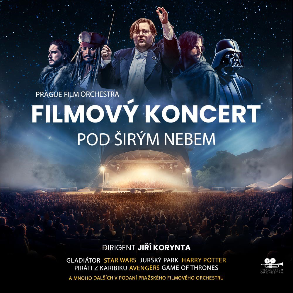 Koncert filmové hudby pod širým nebem